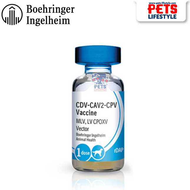RECOMBITEK C3 (rDAP)Vaccine – Canine Distemper, Adenovirus Type 2 & Parvovirus  1 ml