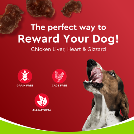 Drools Dog Treats Dehydrated Real Chicken Chews Giblets 70g