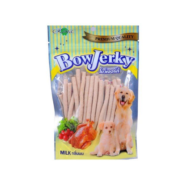 Rena BowJerky Milk Sticks Dog Treats