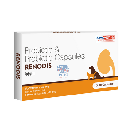 Renodis Prebiotics and probiotics 10 capsules for dogs & cats
