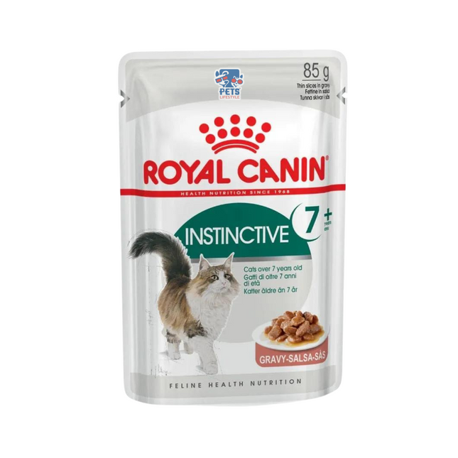 Royal Canin Instinctive +7 in Gravy | Wet (Sachet) 12 X 85 g