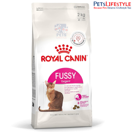 Royal Canin Fussy Exigent Dry Cat Food pack