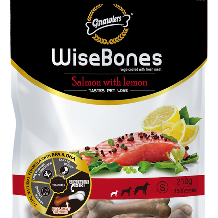 Gnawlers Wise Bone, Salmon with Lemon