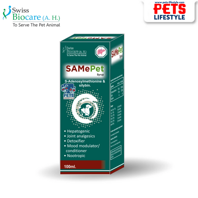 SamePet Liver Care Syrup for Dogs and Cats (100 ml)