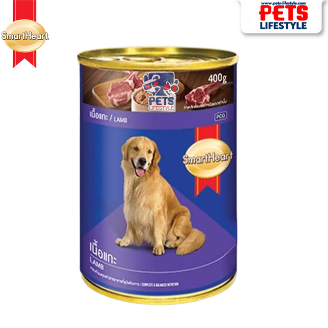 SmartHeart Lamb Adult Canned Wet Dog Food – Gravy Formula (400 g)