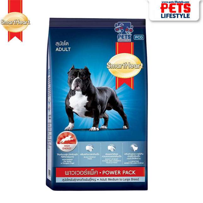 SmartHeart Power Pack Adult Dog Dry Food (Chicken Flavour)