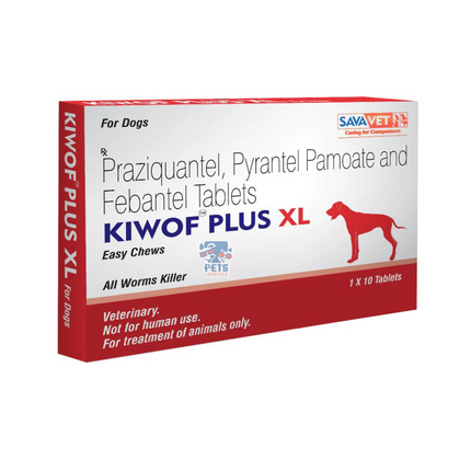 Savavet Kiwof Plus XL Dog Deworming Tablet