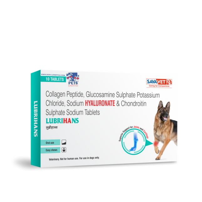 Savavet Lubrihans Tablets Joint and Cartilage Support for Dogs