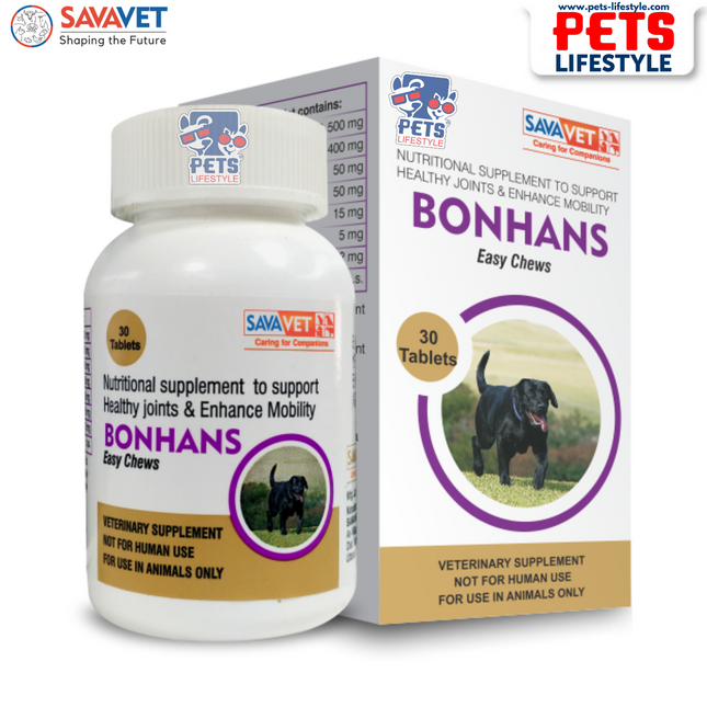 Savavet Bonhans Tablet Joint Support for Dogs (30 tablets)