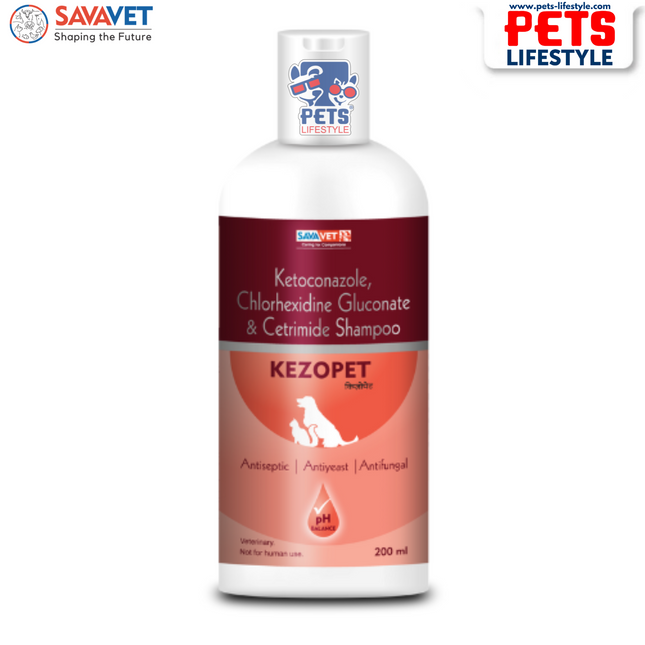 Savavet Kezopet Shampoo for Dogs and Cats 200mL