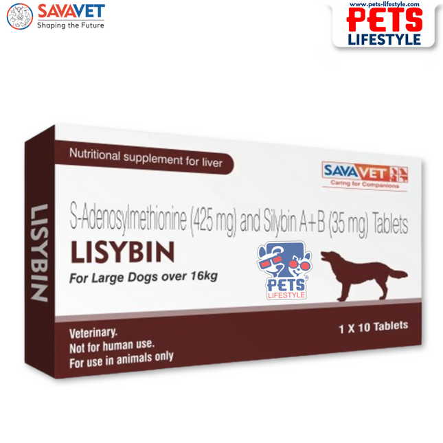 Savavet Lisybin  Large Tablet Advanced Liver Support for  Large Breed Dogs