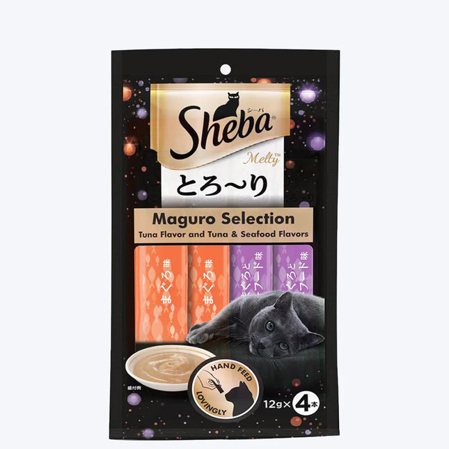 Sheba Melty Maguro Tuna & Seafood Flavour Cat Treat - 48 g Packs