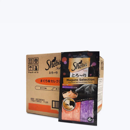 Sheba Melty Maguro Tuna & Seafood Flavour Cat Treat - 48 g Packs