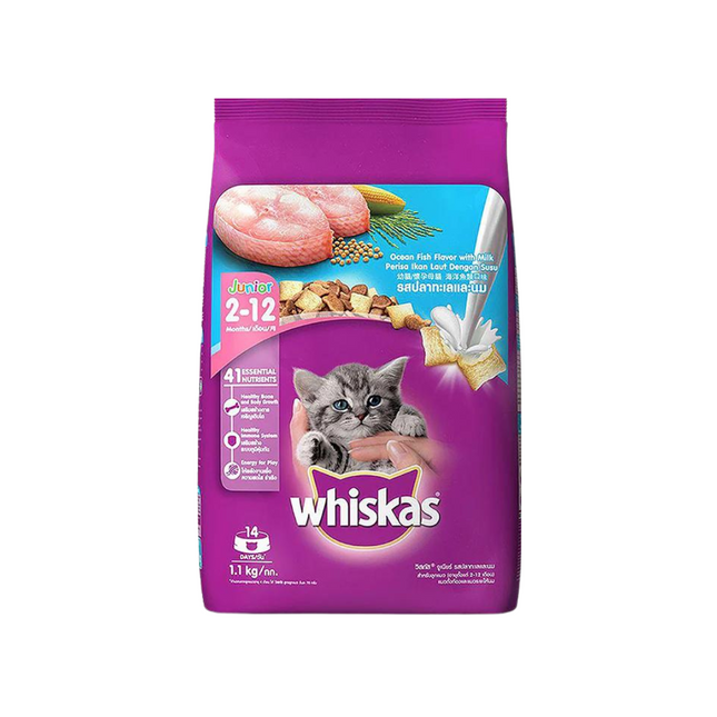 Whiskas Junior Ocean Fish Dry Kitten Food