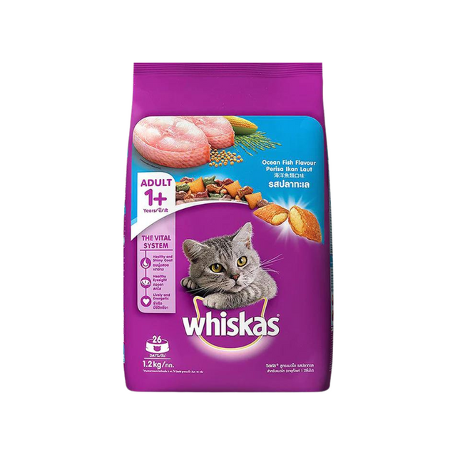 Whiskas Ocean Fish Adult Dry Cat Food