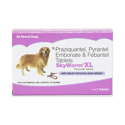 Skyec Skyworm XL Dog Deworming Tablet