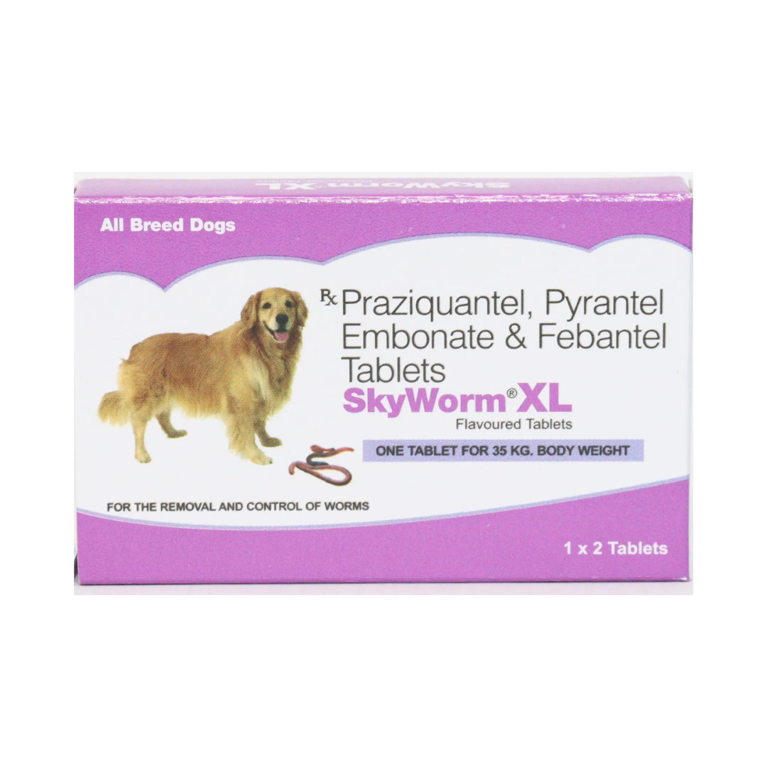 Skyec Skyworm XL Dog Deworming Tablet pack Of 2 Tablets skyec-skyworm-xl-dog-deworming-tablet-pack-of-2-tablets