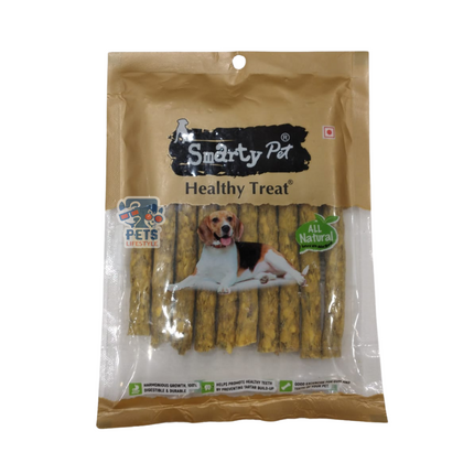 Smarty Pet Healthy Braided Munchy Chicken Stick Treat for Dogs - 10 in 1