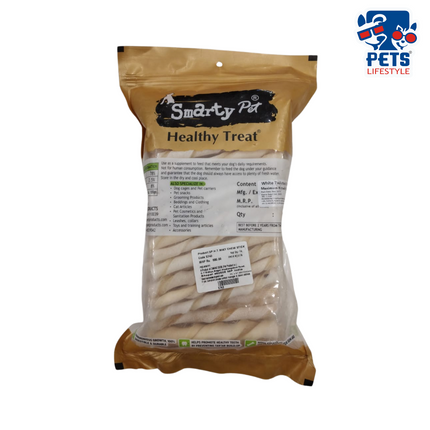 Smarty Pet Healthy White Twisted Stick Treat for Dogs - 1kg