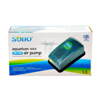 Sobo SB-108 Two Way Aquarium Air Pump