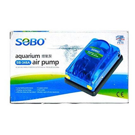 Sobo SB-348 A Two Way Aquarium Air Pump