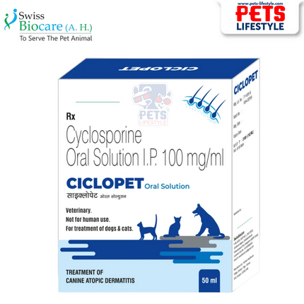 Ciclopet Oral Suspension: Effective Cyclosporine Therapy for Allergic Skin Conditions