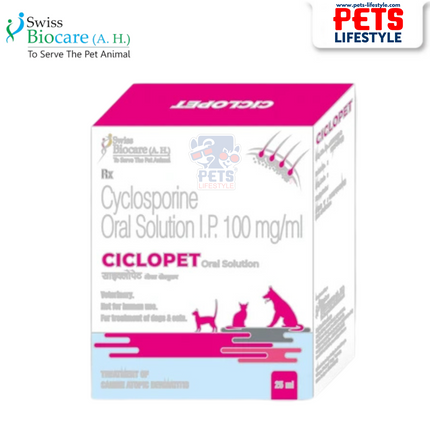 Ciclopet Oral Suspension: Effective Cyclosporine Therapy for Allergic Skin Conditions