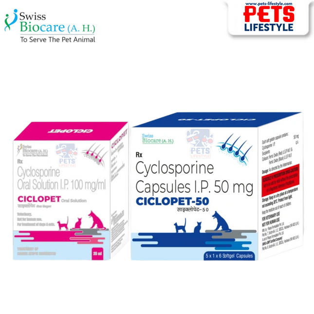 Ciclopet Oral Suspension: Effective Cyclosporine Therapy for Allergic Skin Conditions