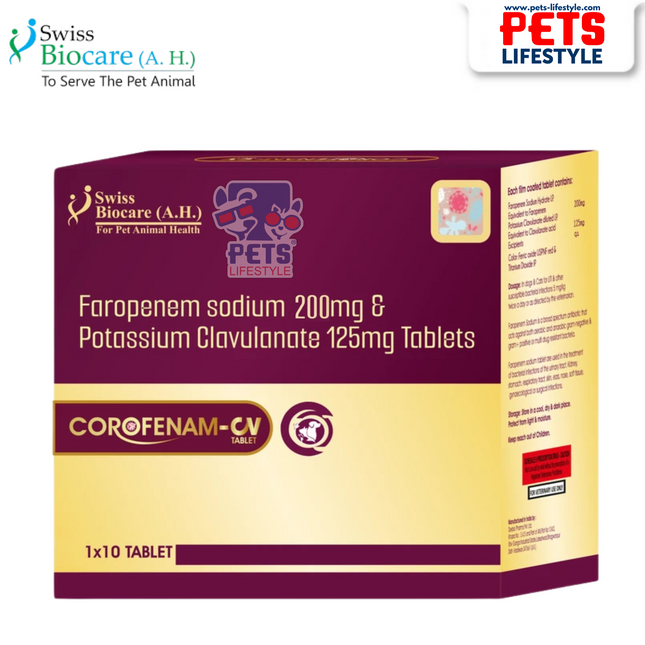Corofenam/CV – Next-Gen Oral Antibiotic for MDR Infections (1x10 Tablets)