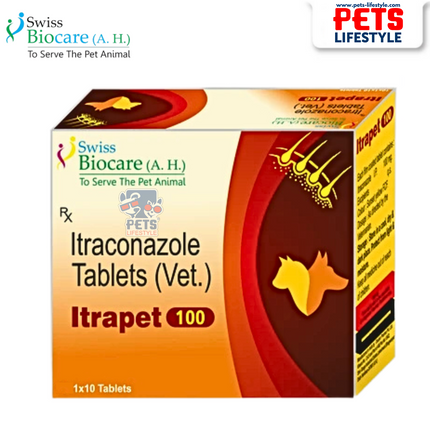 Itrapet Itraconazole 100 mg & 200 mg | Effective Antifungal for Dogs & Cats