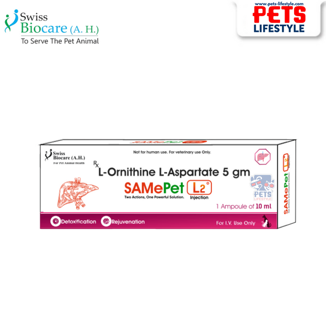 SAMePet L₂ Injection 10 ml – For Hepatic Encephalopathy & Muscle Repair