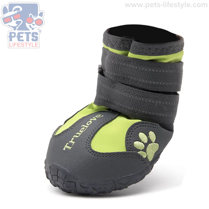 Truelove  Dog Boots – Waterproof Dog Shoes , Non-Slip Paw Protection ( 4 SHOES )