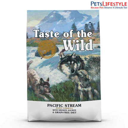 Taste of the Wild Pacific Stream Puppy Smoked Salmon Dry Dog Food Bag