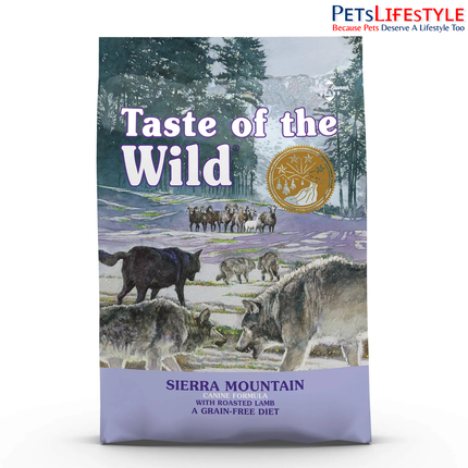Taste of the Wild Sierra Mountain Roasted Lamb Dry Dog Food Bag