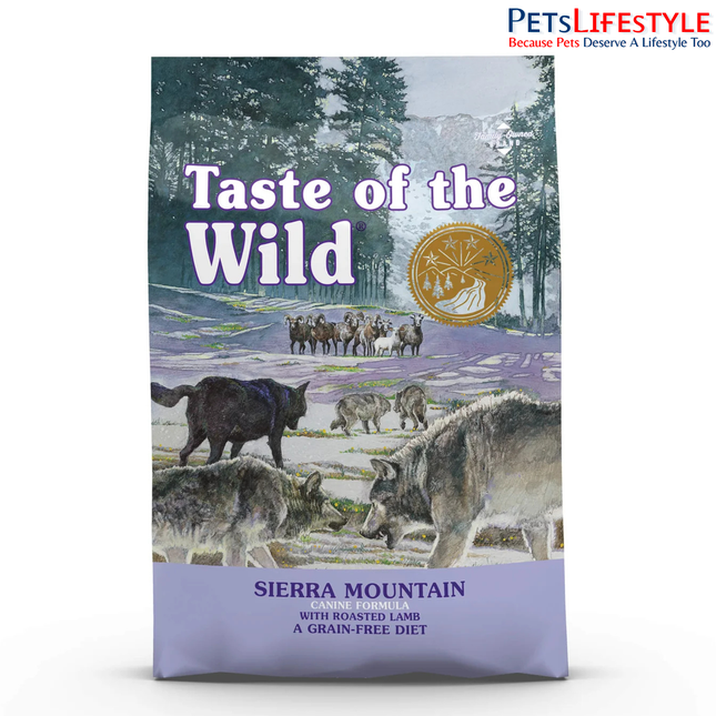 Taste of the Wild Sierra Mountain Roasted Lamb Dry Dog Food Bag