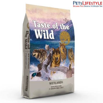 Taste of the Wild Wetlands ingredients list and guaranteed analysis chart