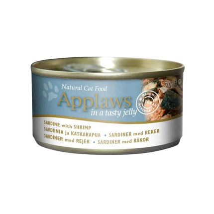 Applaws 56% Sardine with Shrimp with Tasty Jelly Wet Cat Food - 70 g