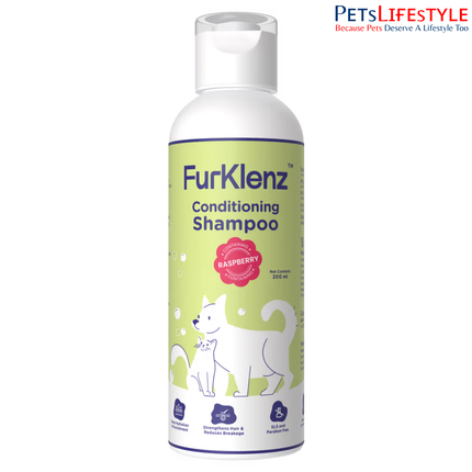 Tineta FurKlenz Raspberry Conditioning Shampoo for Dogs & Cats 200ml