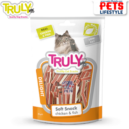 Truly Delight Soft Snack – Chicken & Fish (50g)