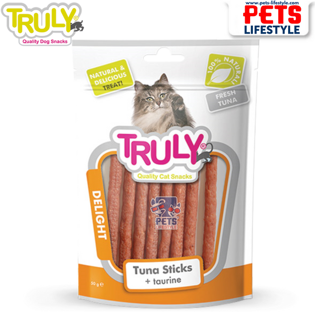 Truly Tuna Sticks + Taurine – Enriched Cat Treats