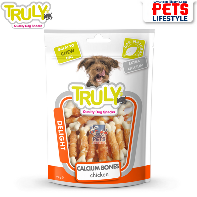 Truly Calcium Bones – Chicken Delight Dog Snacks 90 g