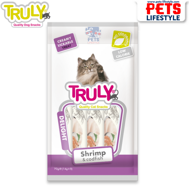 Truly Creamy Lickable Treats – Shrimp & Codfish