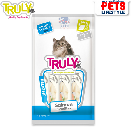 Truly Creamy Lickable Treats – Salmon & Codfish