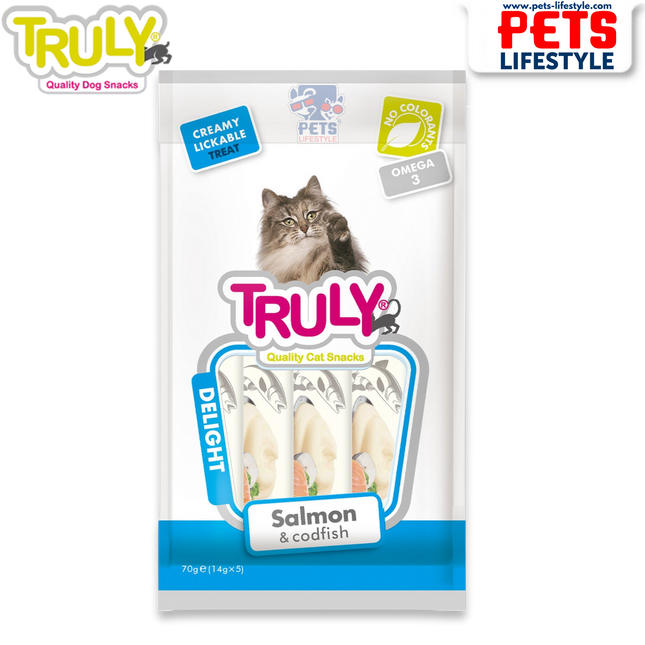 Truly Creamy Lickable Treats – Salmon & Codfish