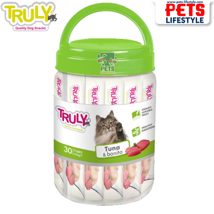 Truly Tuna & Bonito – Creamy Lickable Treats for Cats