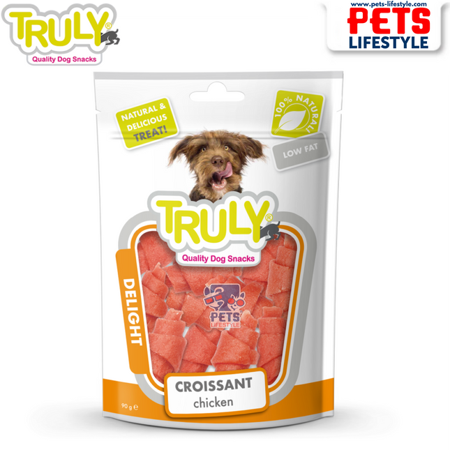 Truly Delight Chicken Croissant – Dog Treats (90g)