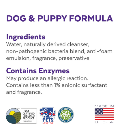 Urine Off Dog & Puppy Urine Stain & Odor Remover Enzyme-Based Cleaner | 500ml Spray