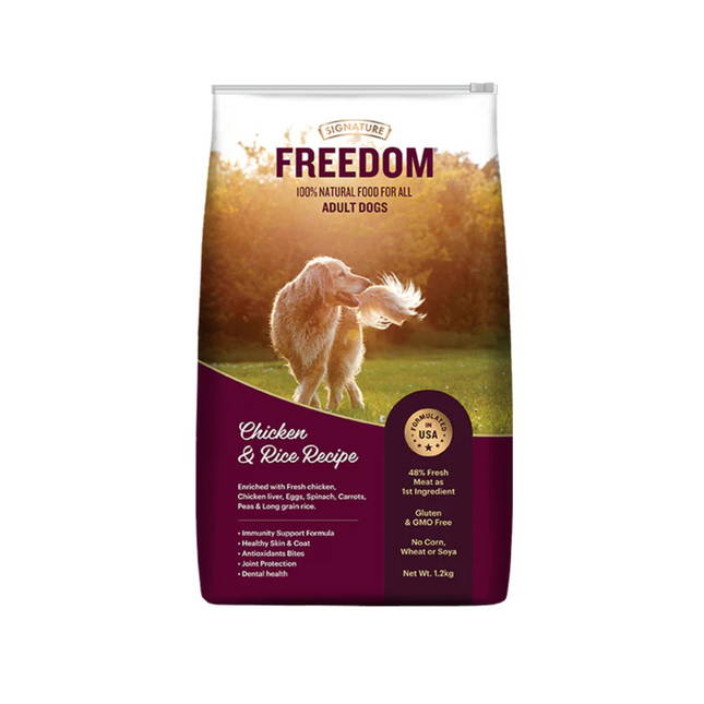 Signature Freedom Adult  100% Natureal For All Adult Dogs
