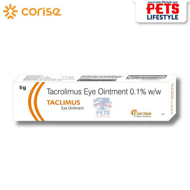Taclimus Eye Ointment  – Tacrolimus 0.1% w/w | KCS & Chronic Keratitis Relief
