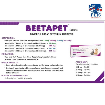 BEETAPET TABLETS (10's)